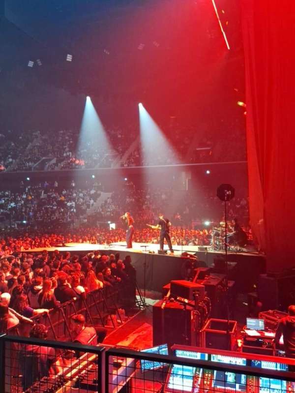 Adidas Arena, bloc: Gradin Y, rangée: 11, place: 15