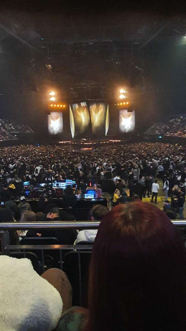 The O2, London, bloc: 107, rangée: P, place: 211