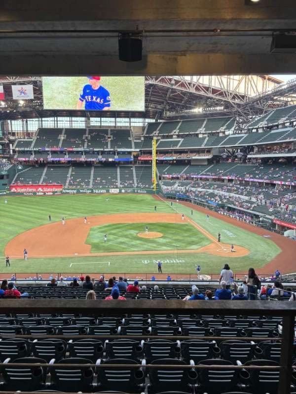 Globe Life Field, bloc: 109, rangée: 17, place: 11