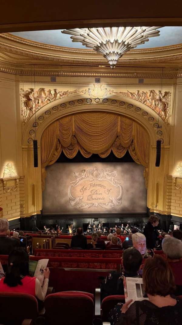 War Memorial Opera House, bloc: Dress circle, rangée: D, place: 109