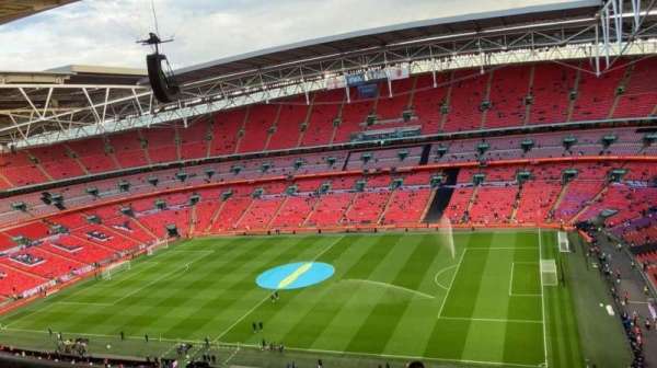 Wembley Stadium, bloc: 549, rangée: 21, place: 283