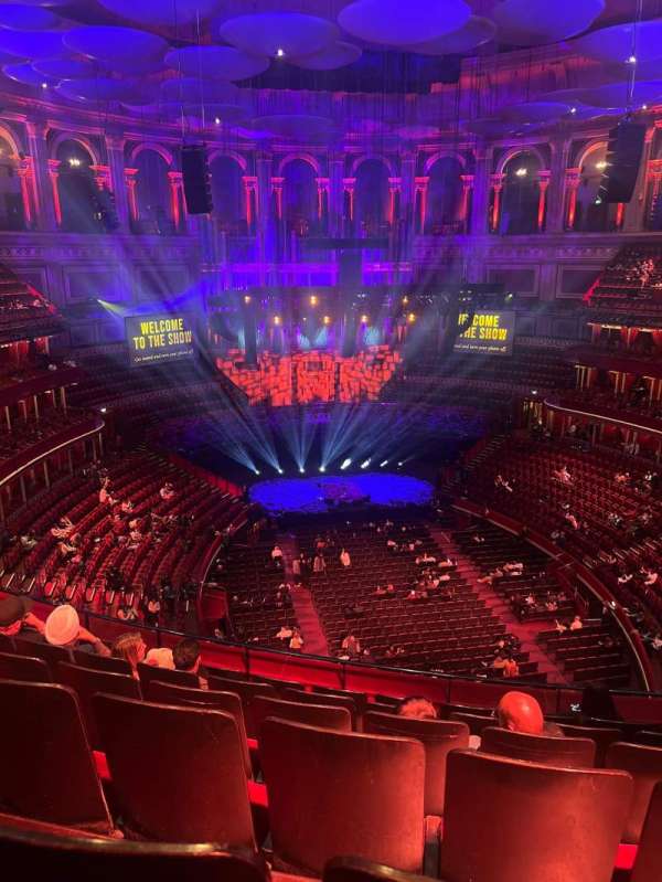Royal Albert Hall, bloc: Rausing Circle T, rangée: 6, place: 107