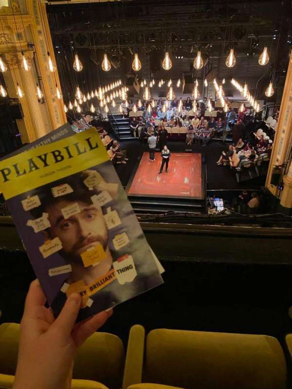 Hudson Theatre, bloc: Balcony C, rangée: B, place: 110