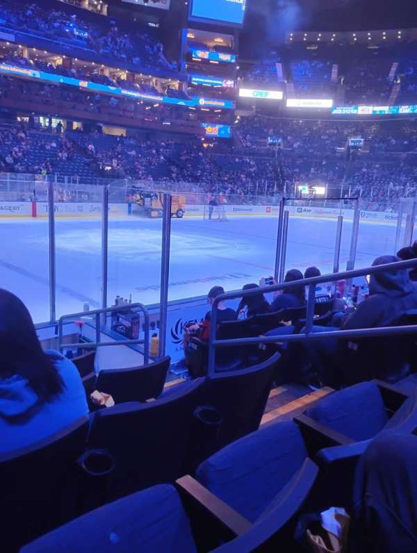 Nationwide Arena, bloc: 105, rangée: J, place: 4