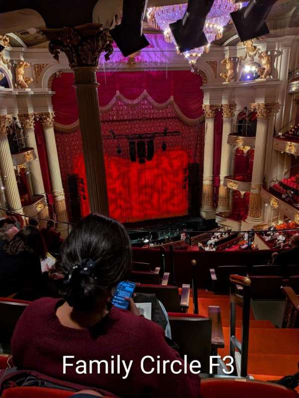 Academy of Music, bloc: Family Circle F, rangée: F, place: 3
