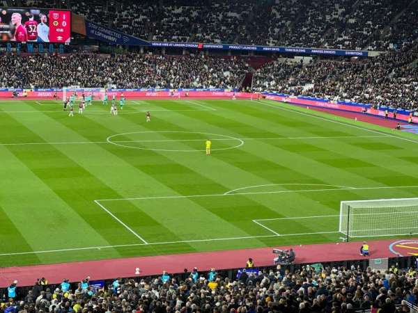 London Stadium, bloc: 219, rangée: 49, place: 103