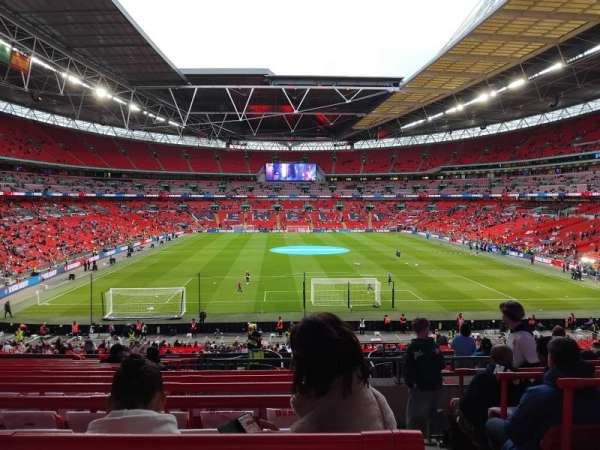 Wembley Stadium, bloc: 112, rangée: 44, place: 17
