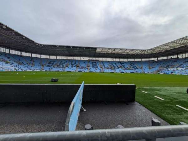 Coventry Building Society Arena, bloc: B, rangée: A, place: 5
