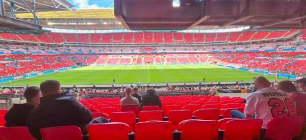 Wembley Stadium, bloc: 123, rangée: 42, place: 1
