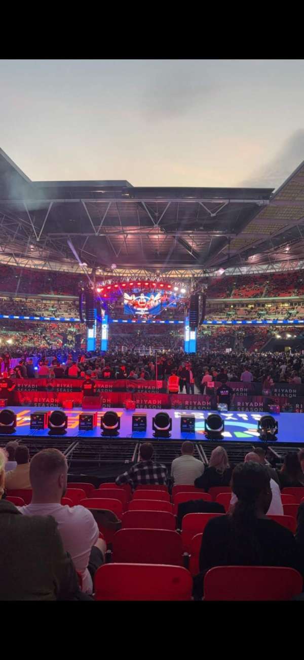 Wembley Stadium, bloc: 111, rangée: 10, place: 264