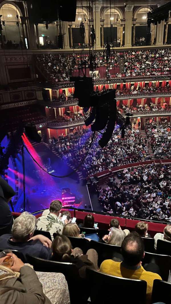 royal albert hall, bloc: P, rangée: 5, place: 7