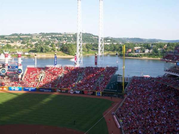 Great American Ball Park, bloc: 522, rangée: F, place: 4