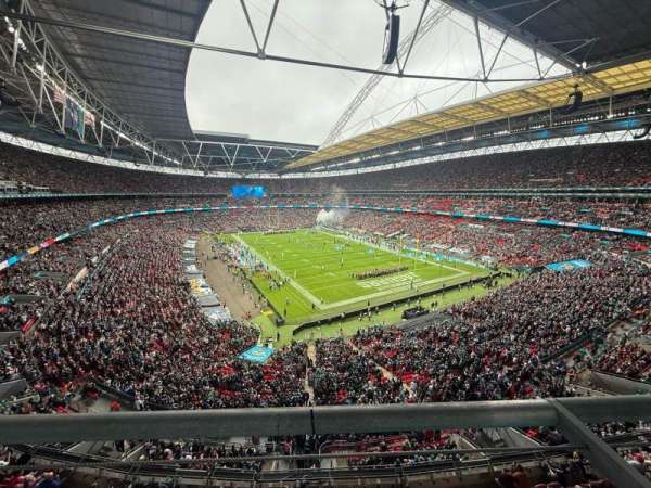 Wembley Stadium, bloc: 518, rangée: 1, place: 120