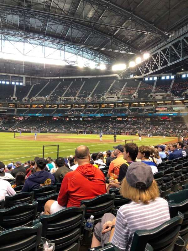 Chase Field, bloc: 133, rangée: 15, place: 19