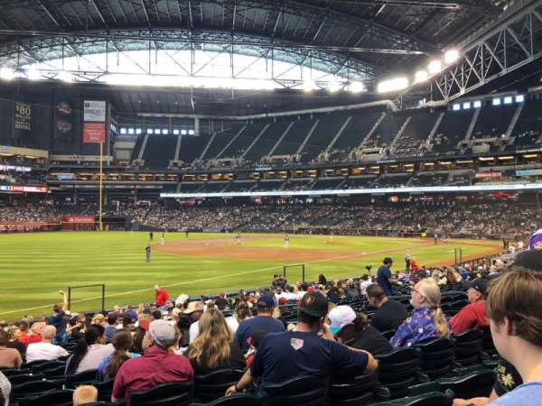 Chase Field, bloc: 133, rangée: 23, place: 10