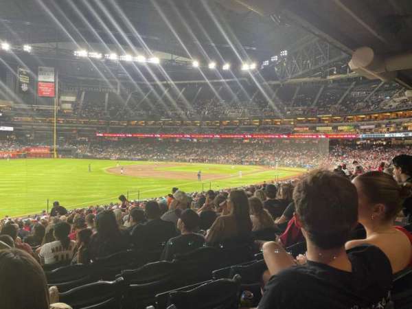 Chase Field, bloc: 134, rangée: 34, place: 14