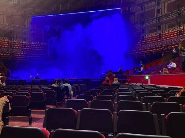 Royal Albert Hall, bloc: Arena E, rangée: 18, place: 29