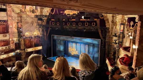 London Coliseum, bloc: Upper Circle, rangée: G, place: 4