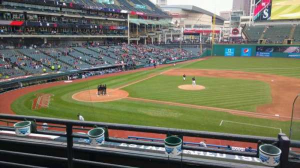 Progressive Field, bloc: 344, rangée: b, place: 1