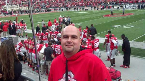 ohio stadium, bloc: 23AA, rangée: 1, place: 7