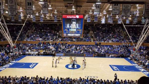 Cameron Indoor Stadium, bloc: 15, rangée: M, place: 18