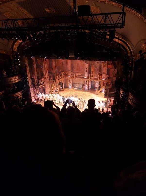 Richard Rodgers Theatre, bloc: Rear Mezzanine R, rangée: H, place: 20