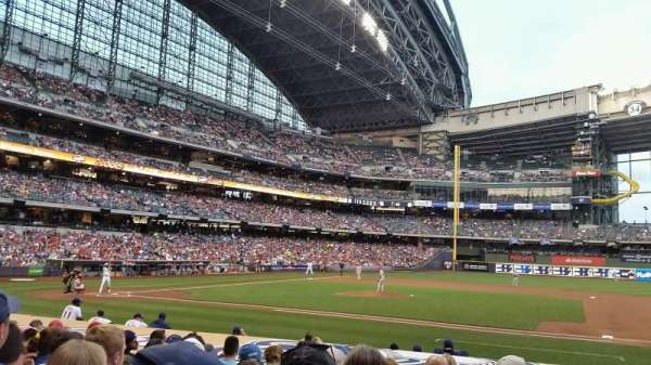 American Family Field, bloc: 113, rangée: 12, place: 19