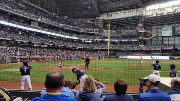 American Family Field, bloc: 114, rangée: 6, place: 2