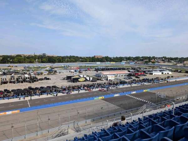 Milwaukee Mile, bloc: 413, rangée: 38, place: 11
