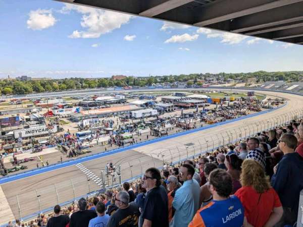 Milwaukee Mile, bloc: 411, rangée: 39, place: 1