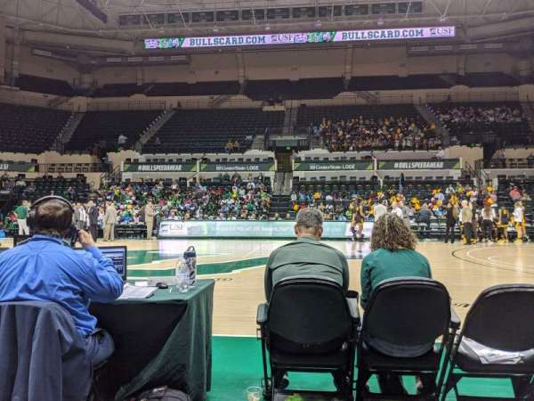 Yuengling Center, bloc: 102, rangée: A, place: 20