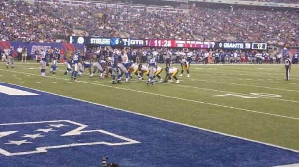 MetLife Stadium, bloc: 144, rangée: 1, place: 9