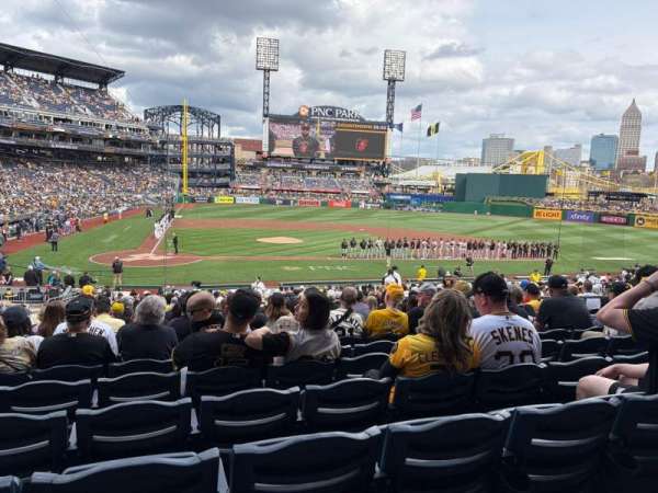 PNC Park, bloc: 113, rangée: U, place: 13