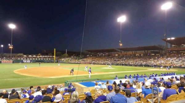Camelback Ranch, bloc: 125, rangée: 1, place: 7