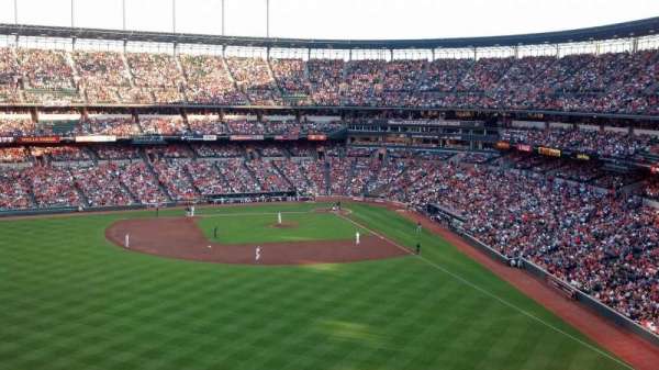 Oriole Park at Camden Yards, bloc: 386, rangée: 8