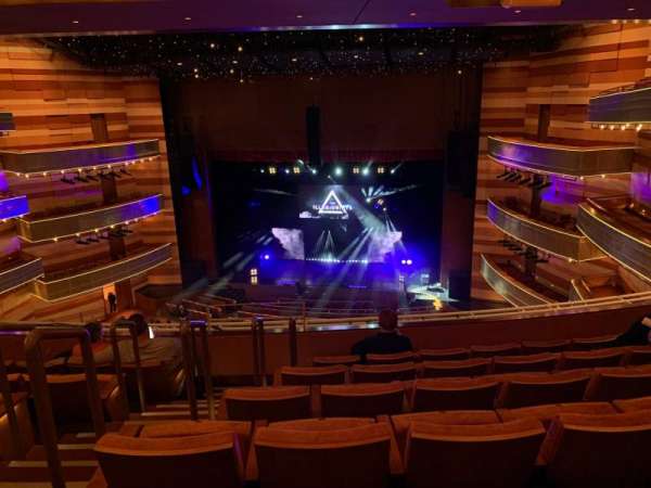 Eccles Theater, bloc: T2 Right, rangée: F, place: 105