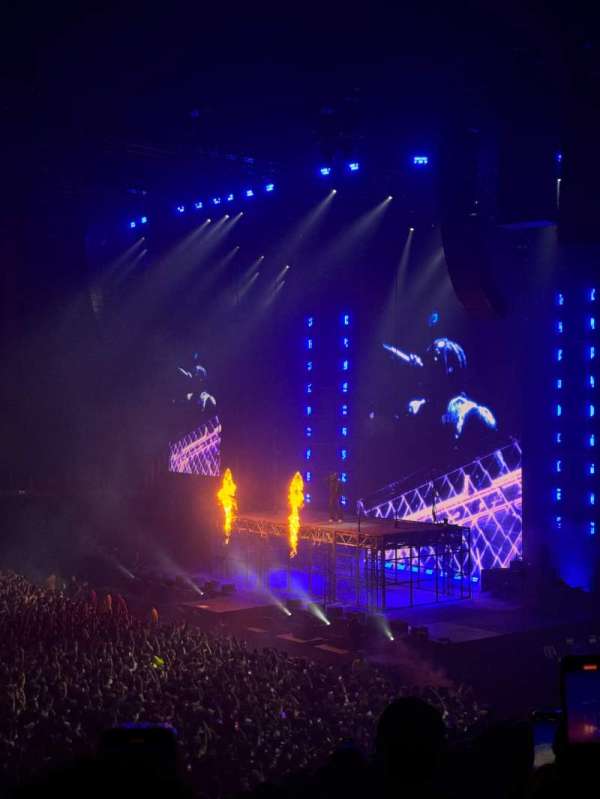The O2, London, bloc: 111, rangée: V, place: 354