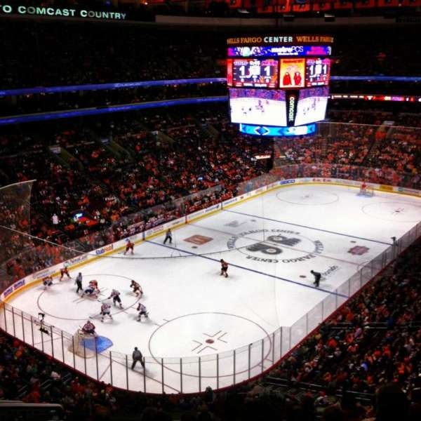 Xfinity Mobile Arena, bloc: 209a, rangée: 8, place: 3