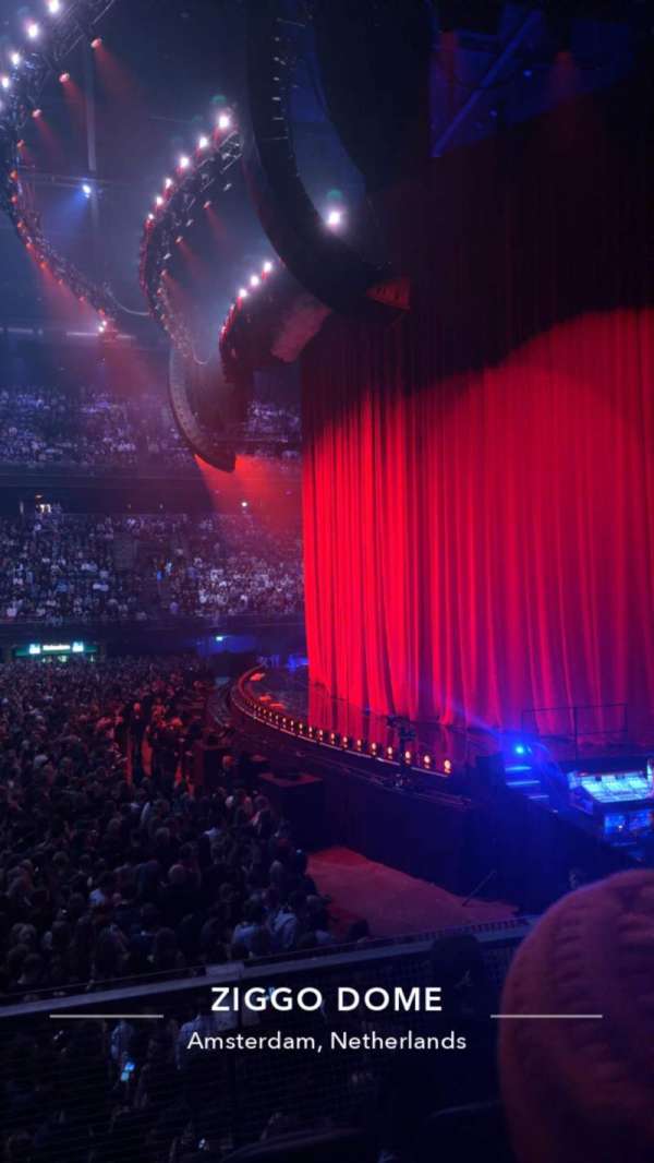 Ziggo Dome, bloc: 102, rangée: 4, place: 41