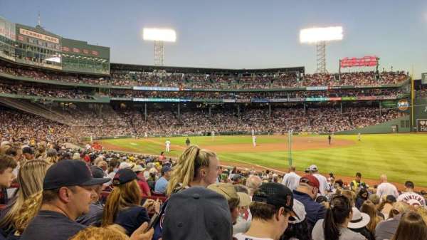 Fenway Park, bloc: Right Field Box 95, rangée: NN
