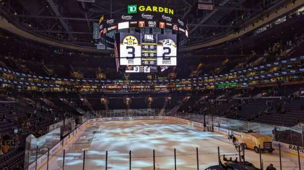 TD Garden, bloc: 18, rangée: 15
