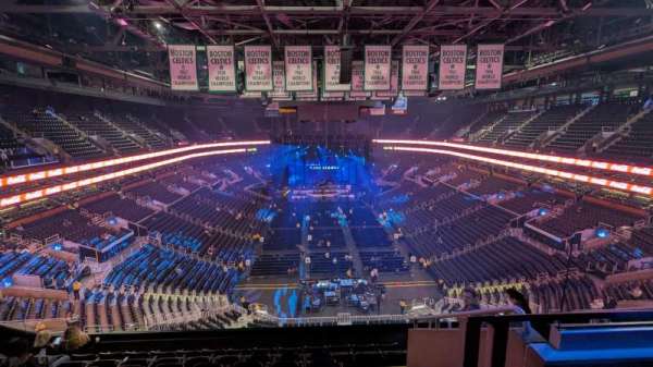 TD Garden, bloc: 309, rangée: 9, place: 4