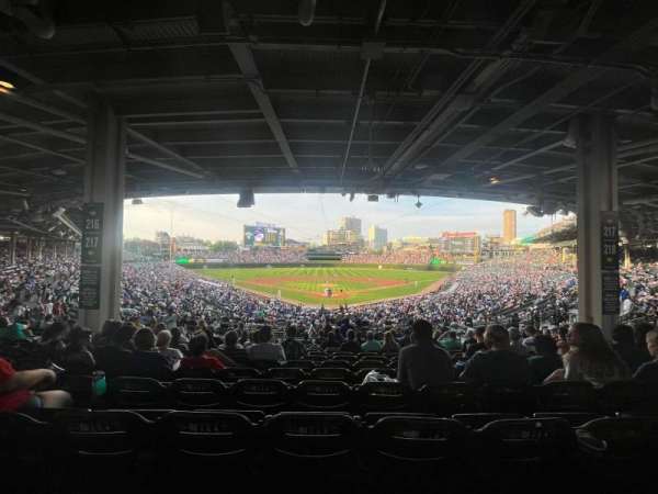 Wrigley Field, bloc: 217, rangée: 13, place: 13