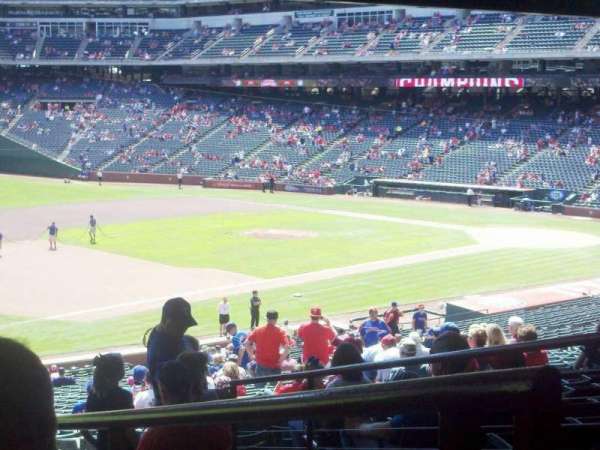 Globe Life Park in Arlington, bloc: 116, rangée: 38, place: 6