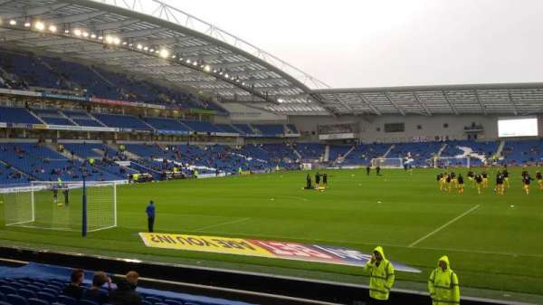 American Express Stadium, bloc: S1C, rangée: M, place: 44