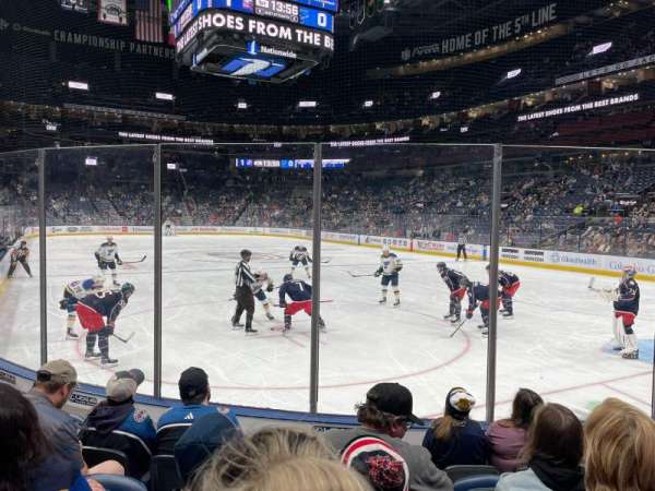 Nationwide Arena, bloc: 122, rangée: F, place: 16