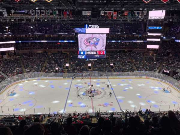 Nationwide Arena, bloc: 203, rangée: F, place: 13