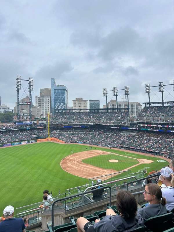 Comerica Park, bloc: 340, rangée: 10, place: 8