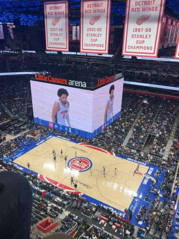 Little Caesars Arena, bloc: G14, rangée: 1, place: 3