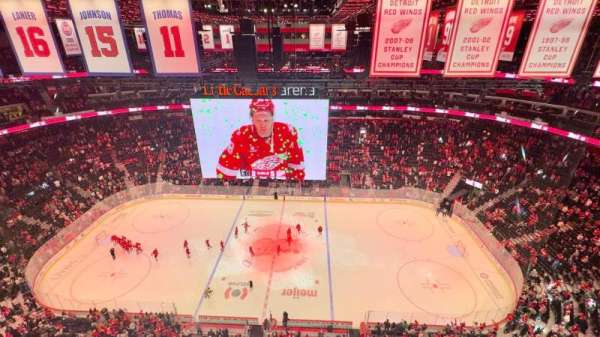 Little Caesars Arena, bloc: G10, rangée: 1, place: 1